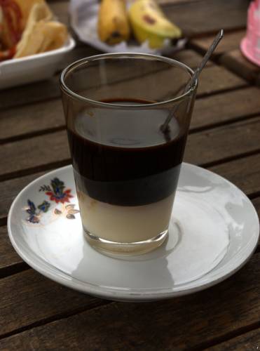 кофе со сгущенкой, вангвиенг, лаос